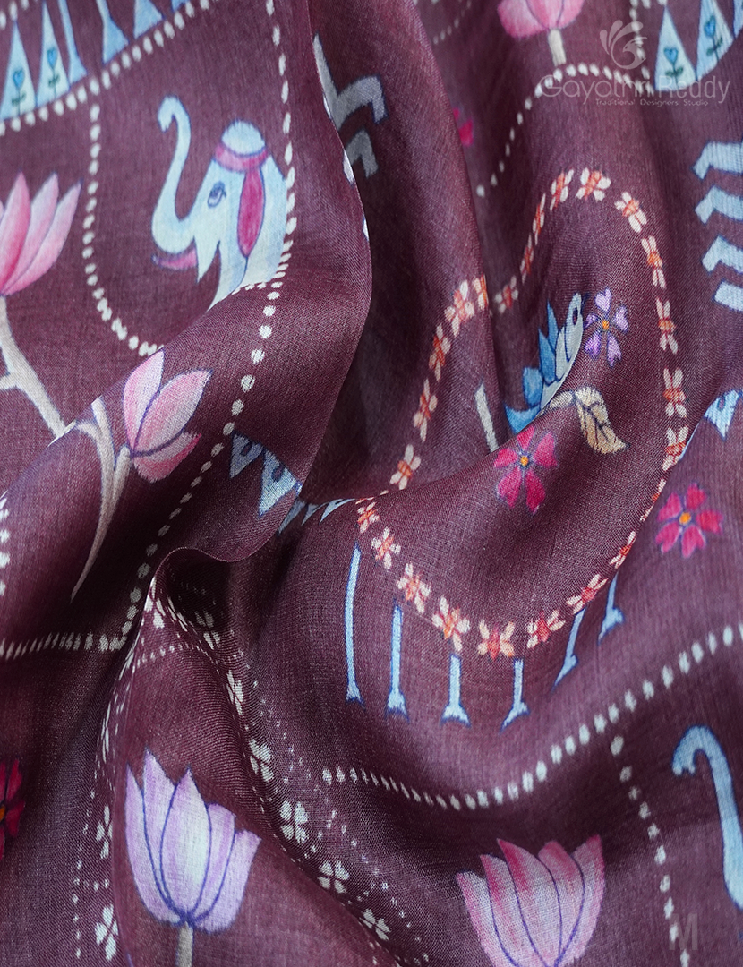 PURE DESI TUSSAR SILK-TS1394