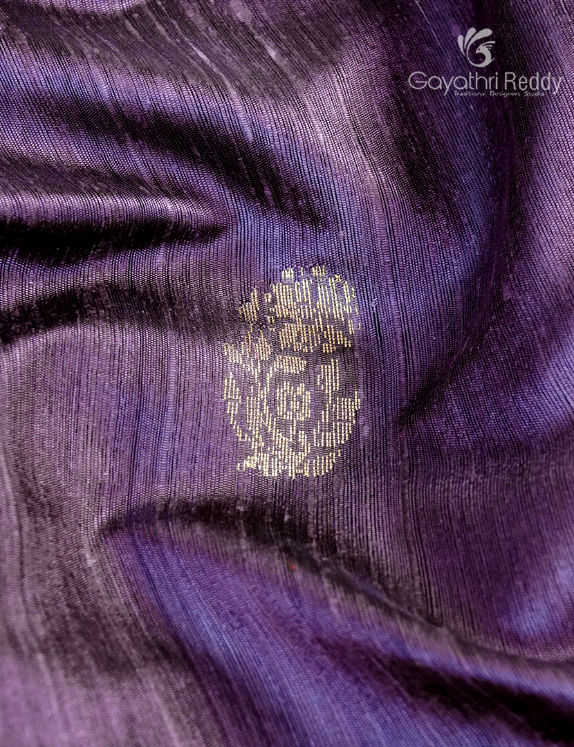 Pure Khadi Pattu Sarees in Violet