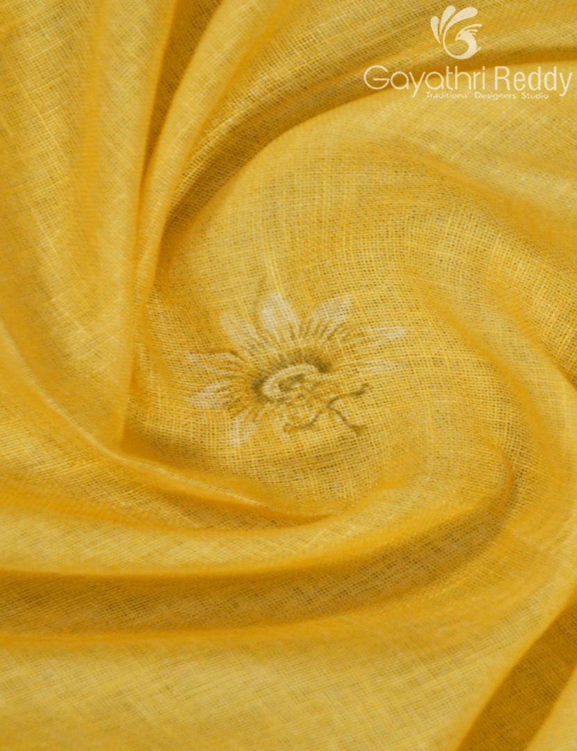 PURE LINEN SAREE-L1446