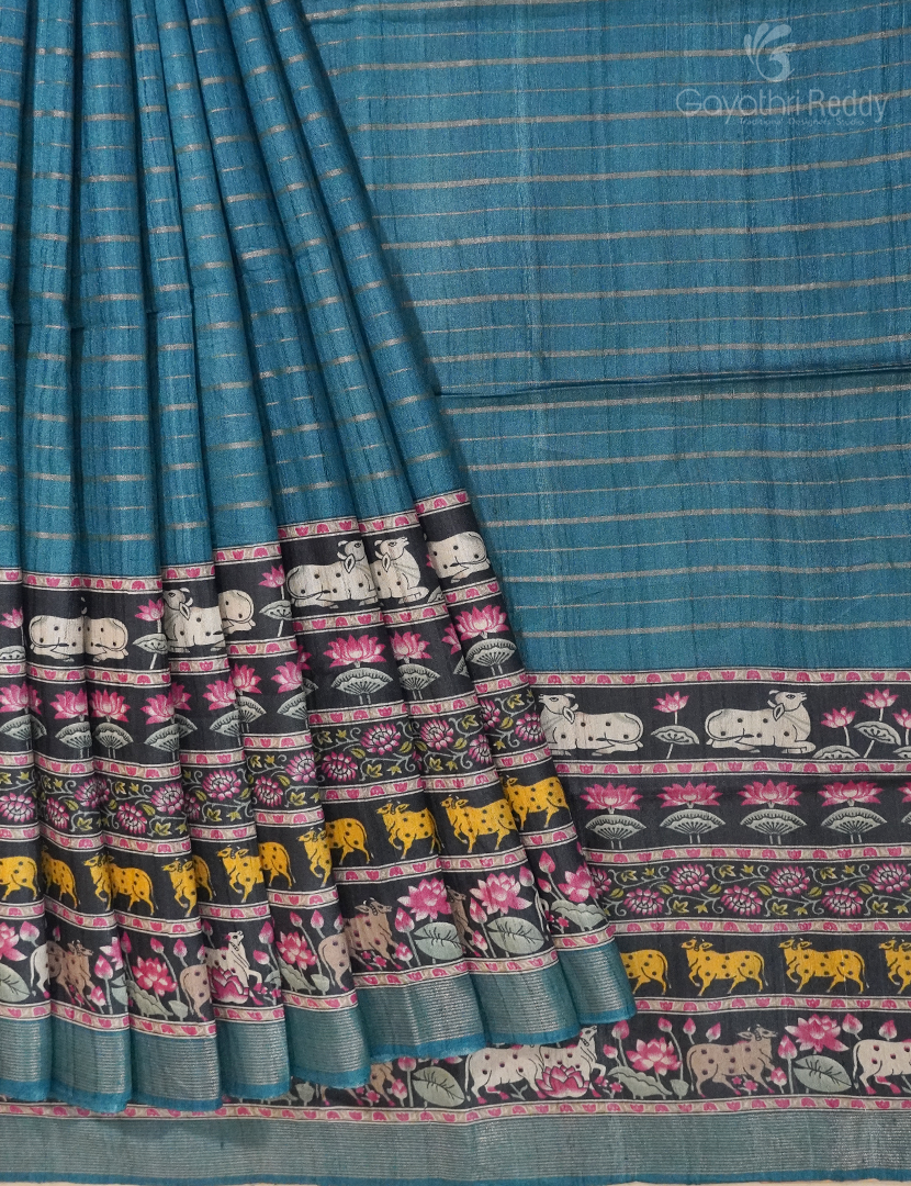 PURE DESI TUSSAR SILK-TS1181