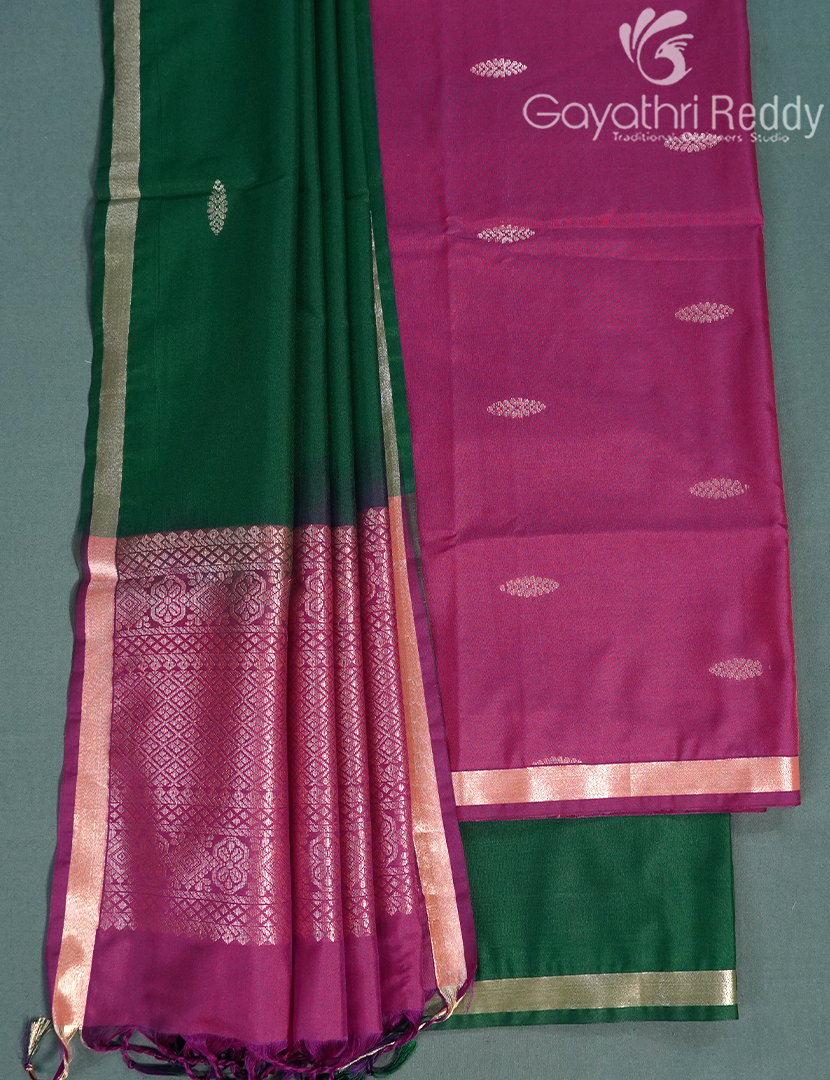 PURE KANCHI PATTU (D.M) 3PC-KPDM51