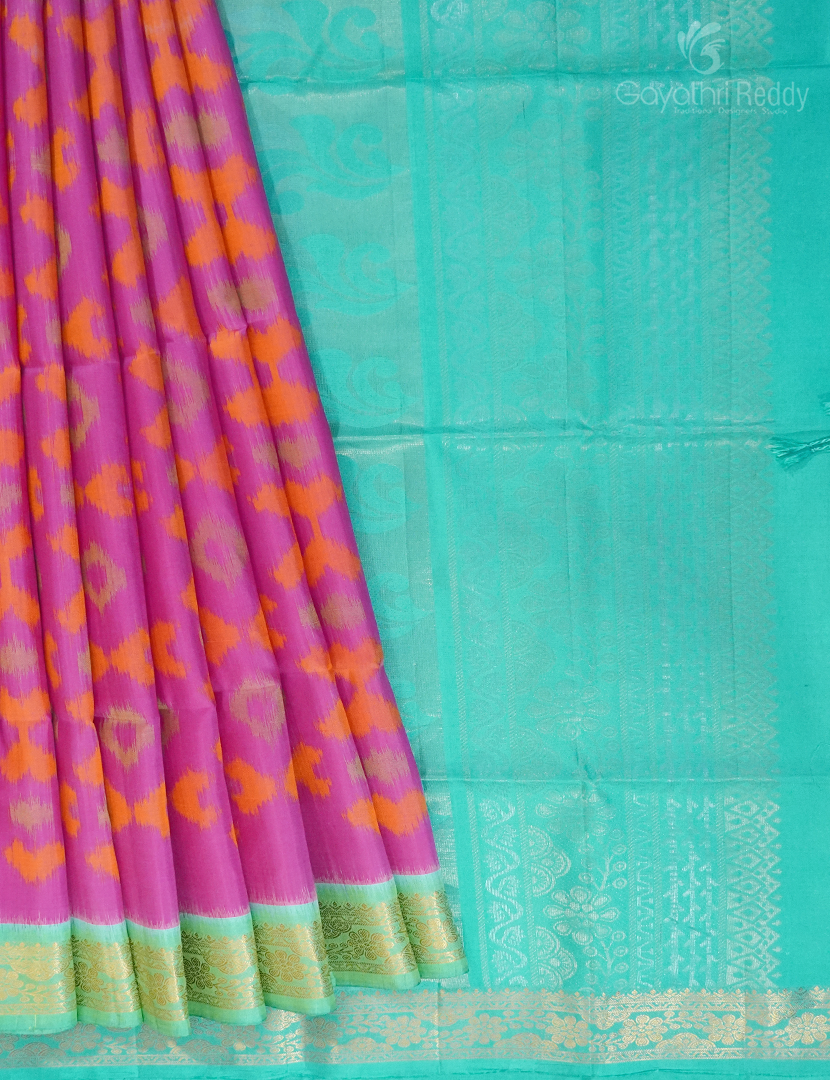 PURE KANCHI IKKAT PATTU-IP648