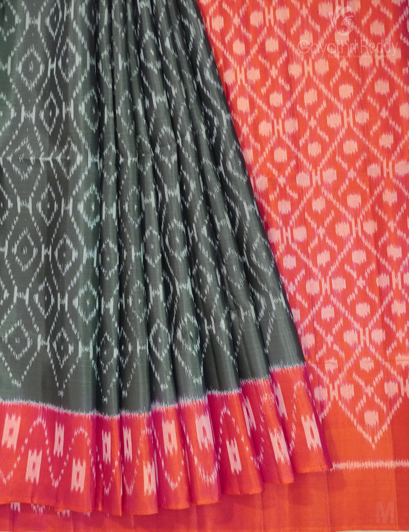 PURE KANCHI IKKAT PATTU-IP634