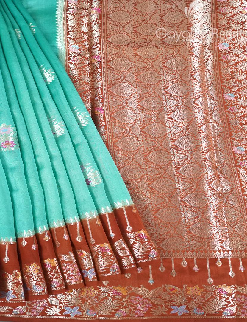MANGO SILK SAREE -PRM969