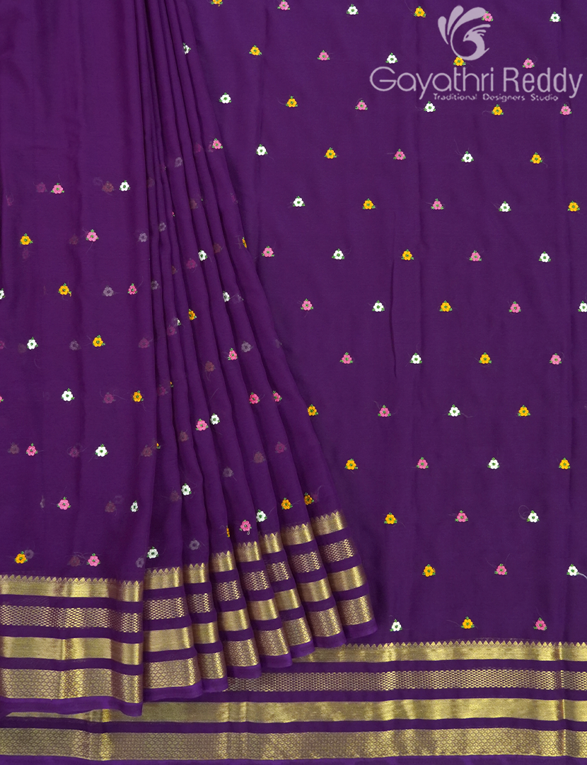 CHIFFON FANCY SAREE-PCF318