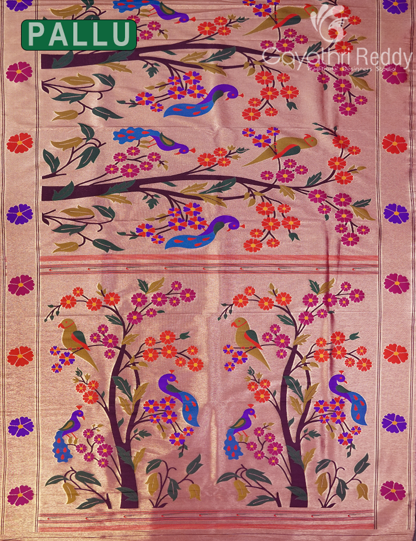 SEMI PAITHANI SAREE-SPS25