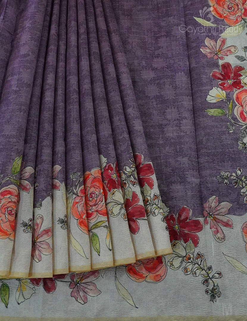 WRINKLE ORGANZA SAREE-OP582