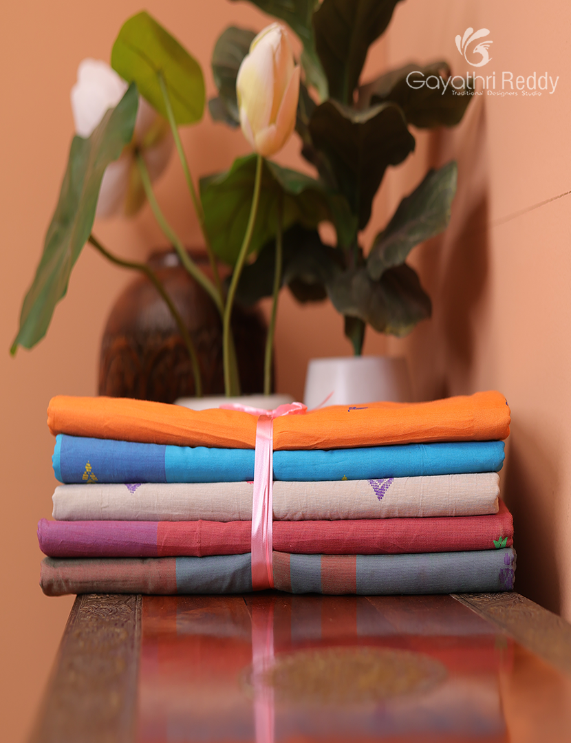 Silk Cotton Sarees Combo ( Set of 5 )