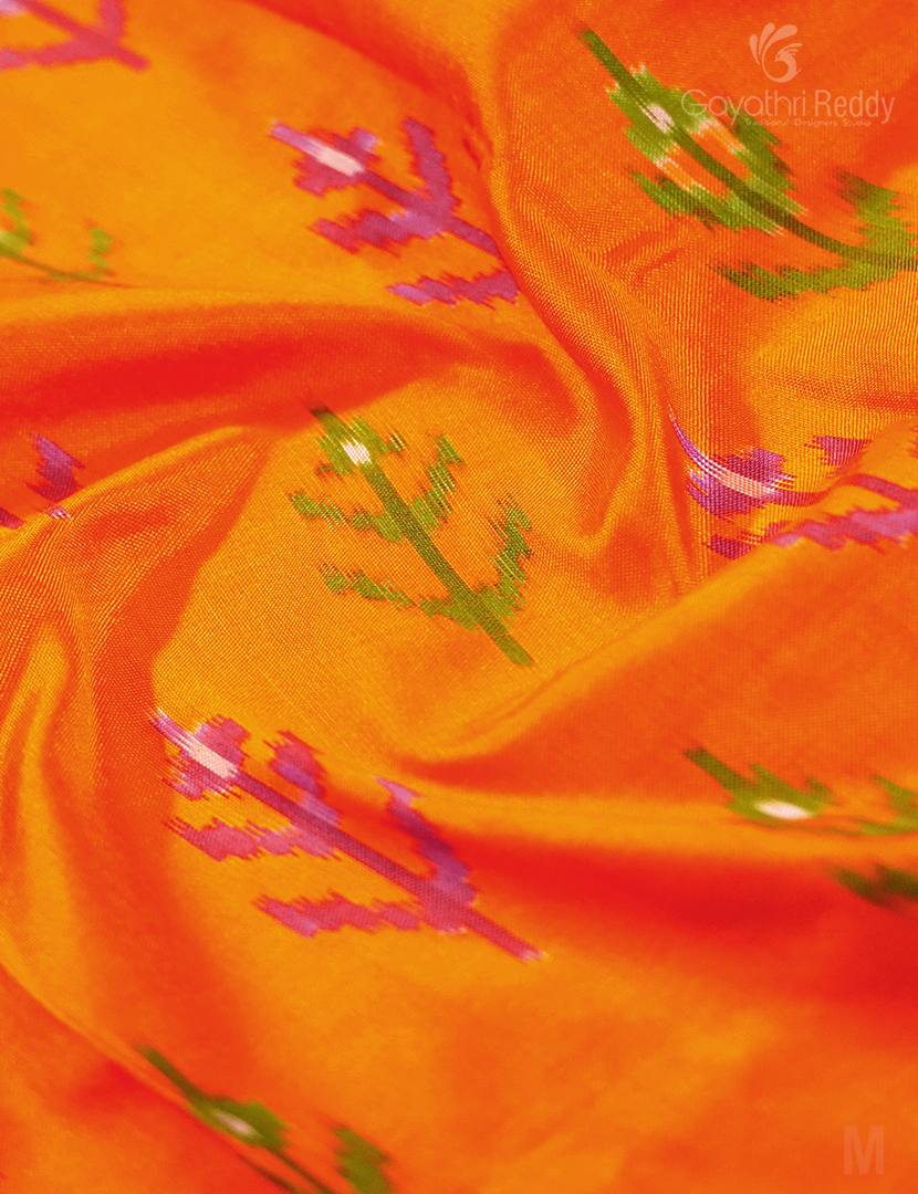 PURE IKKAT PATTU LEHANGA(ZERO SIZE)-IPL105