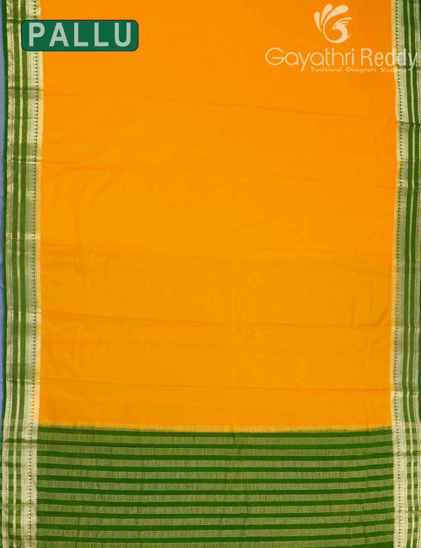 SEMI MYSORE CRAPE SAREE-SMC318