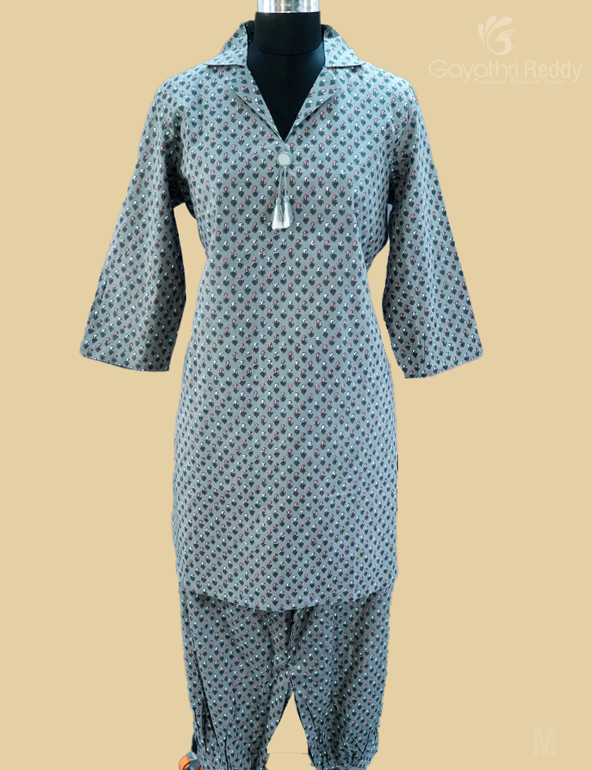 READYMADE DRESS SET(2PC)-KDS1161