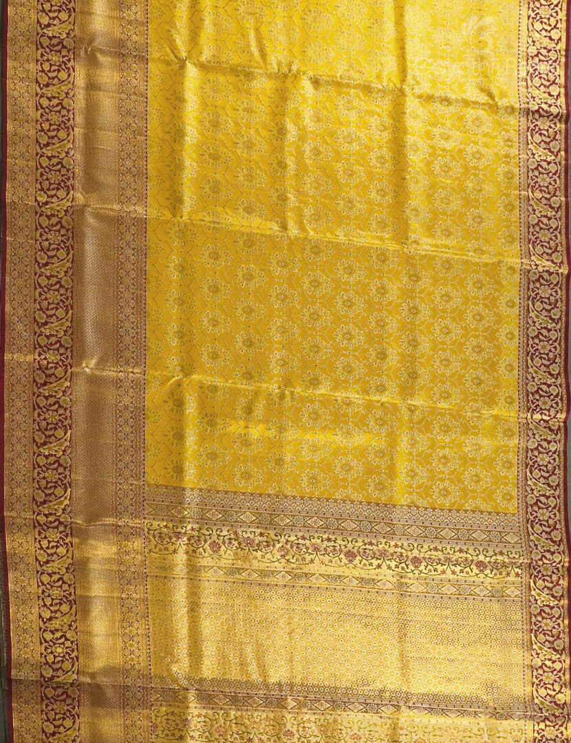 PURE KANCHI PATTU (4.G) BRIDAL SAREE-BKP1886