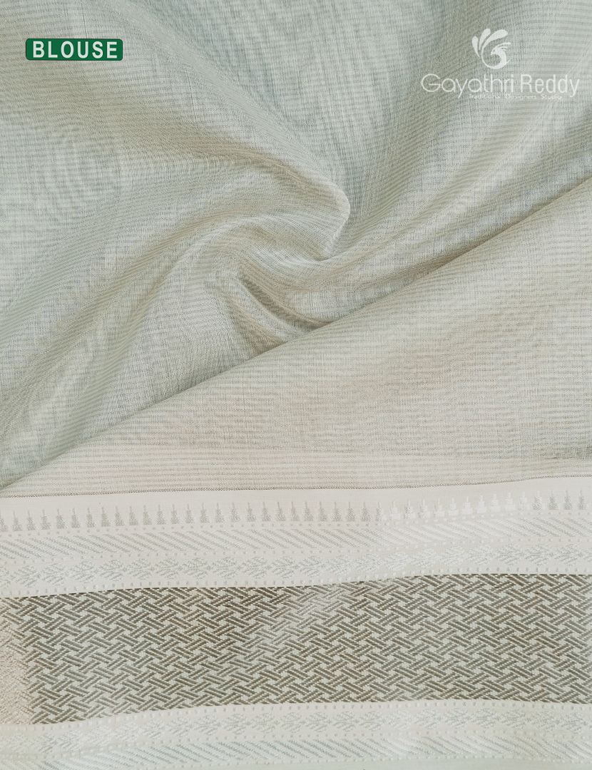 PURE CHANDERI RICH PALLU SAREES -CPS1187