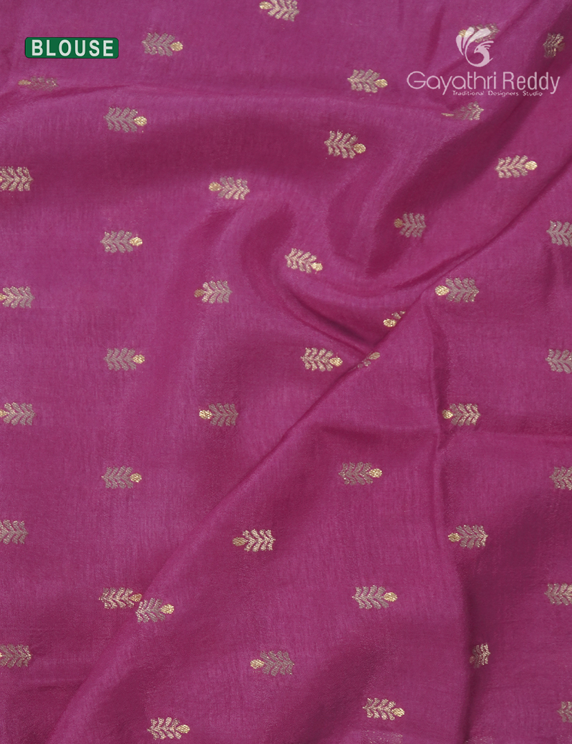 Semi Mysore Crepe Saree in Blush Pink