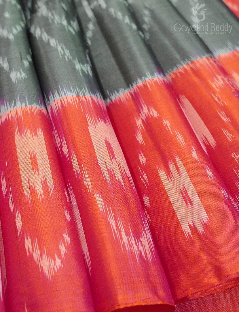 PURE KANCHI IKKAT PATTU-IP634