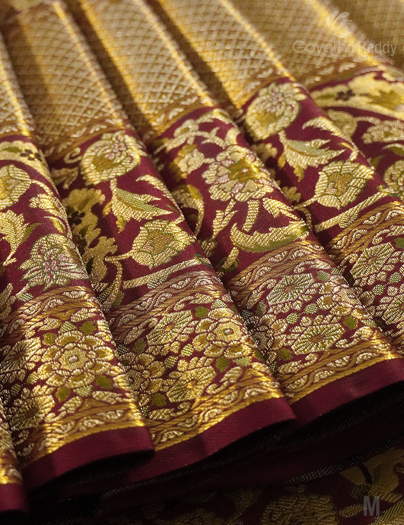 PURE KANCHI PATTU (4.G) BRIDAL SAREE-BKP1886