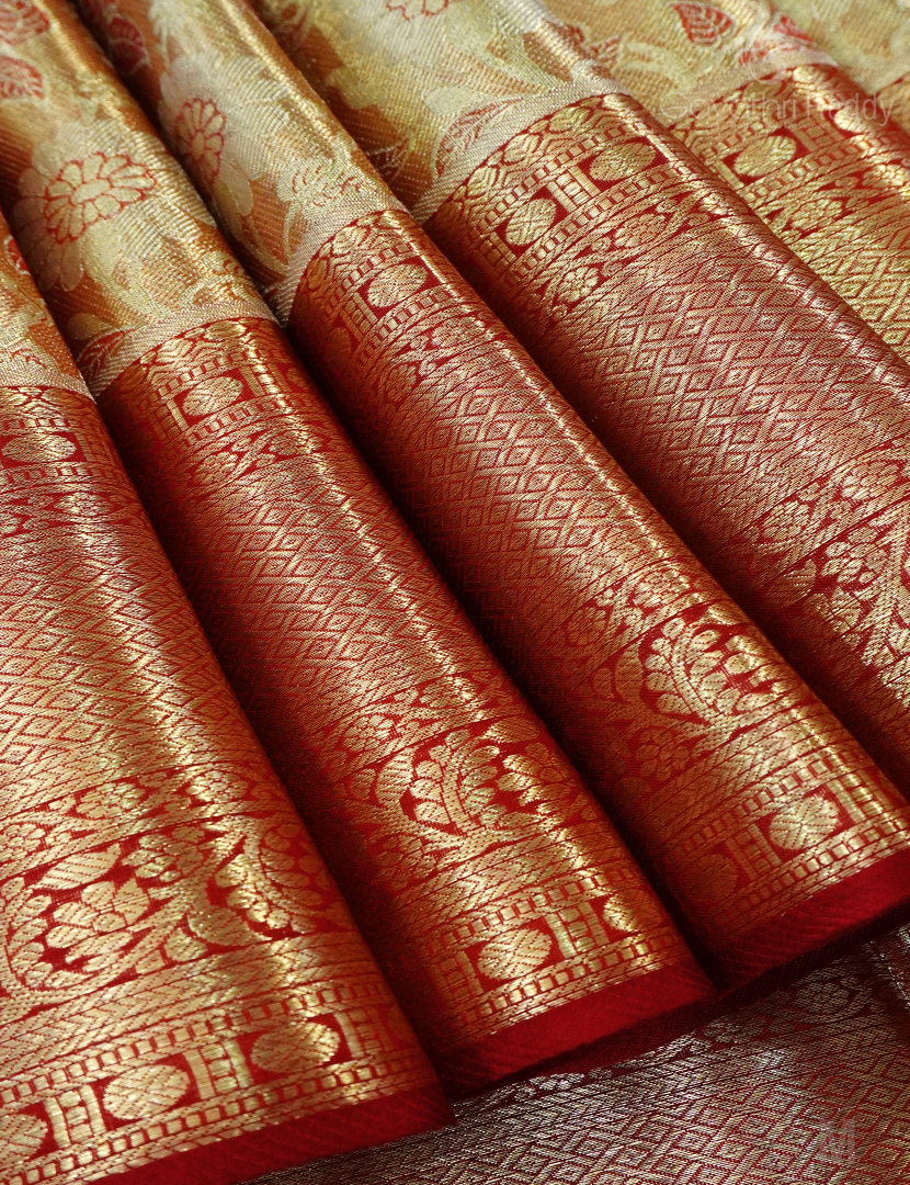 PURE KANCHI TISSUE SAREE-KP7896