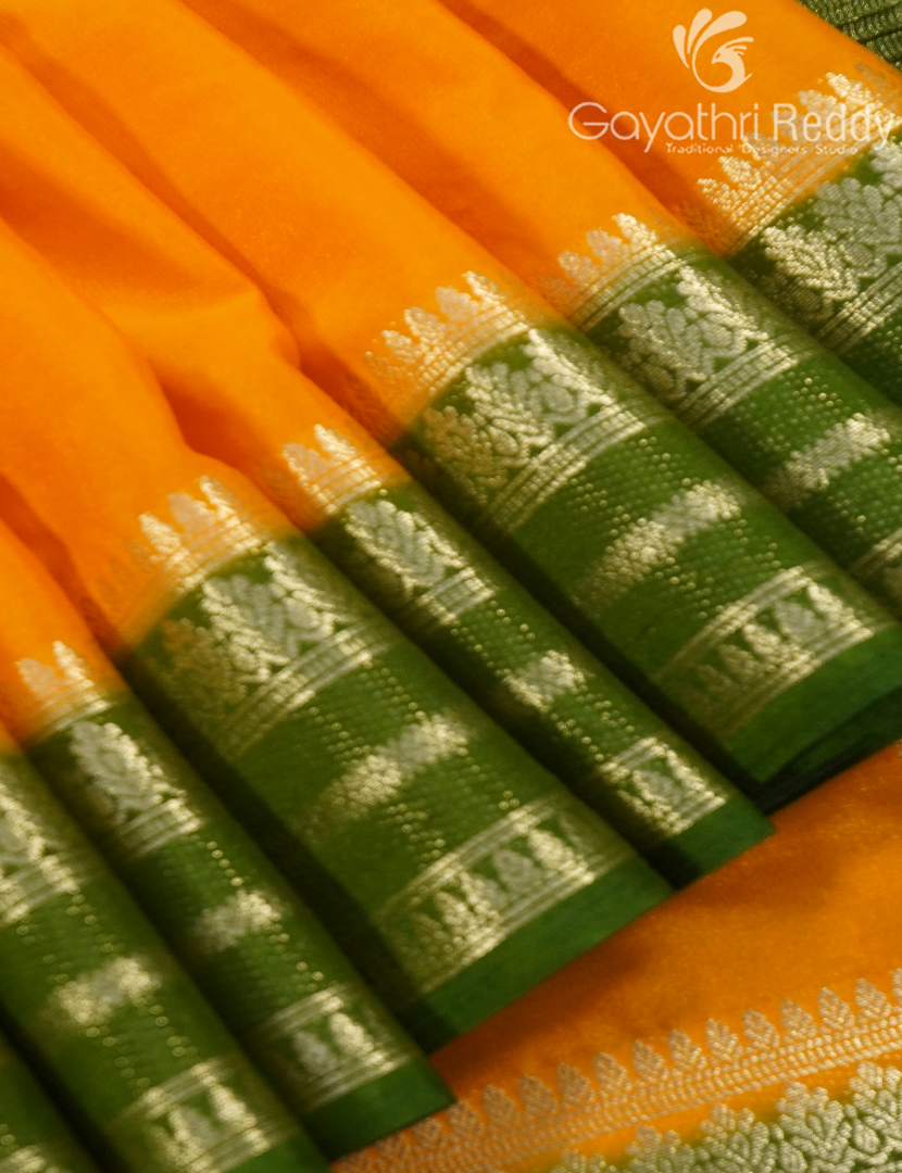SEMI MYSORE CREPE SAREE-SMC318
