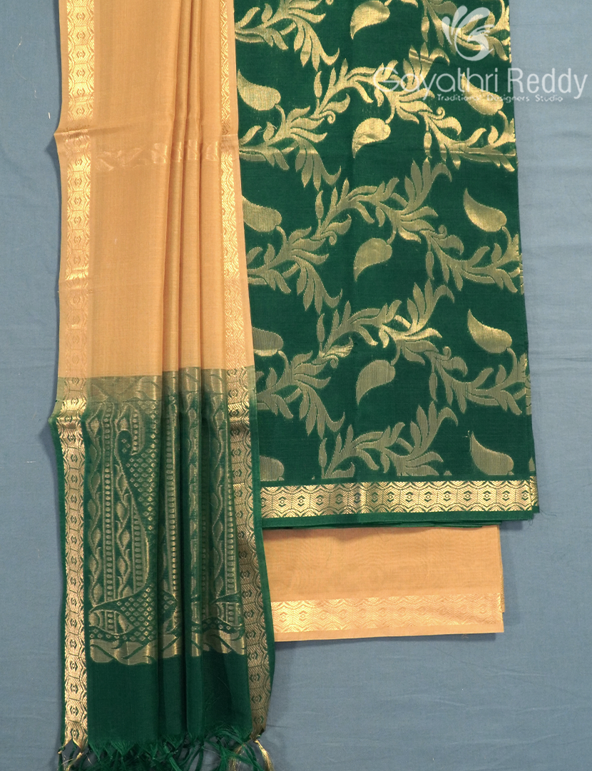 PURE KANCHI PATTU (D.M) 3PC-KPDM54