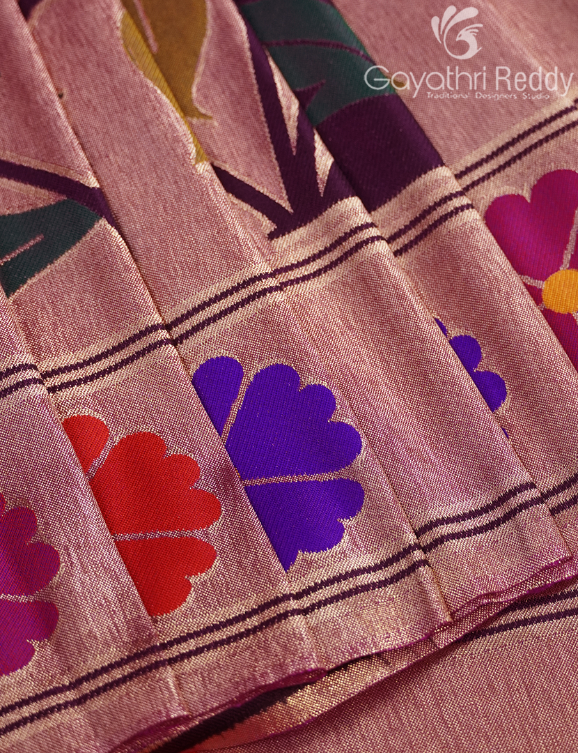 SEMI PAITHANI SAREE-SPS25