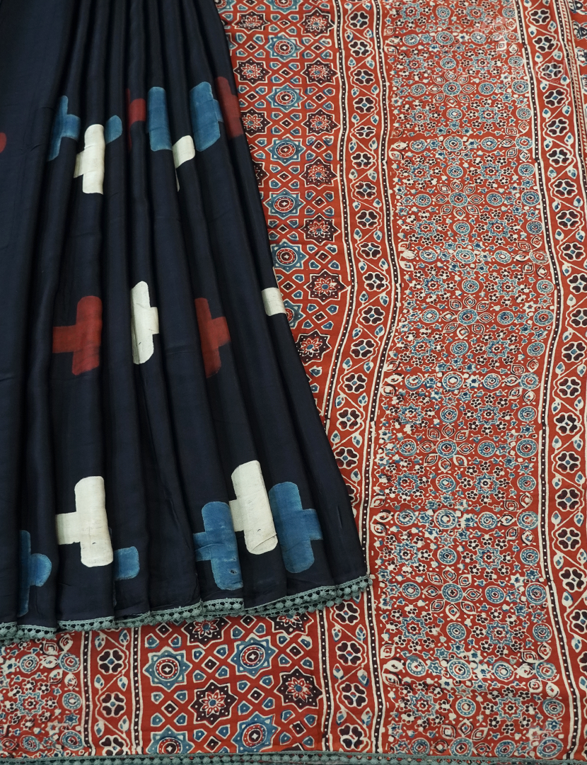 PURE MODAL SILK AJRAKH PRINTED-PMS69
