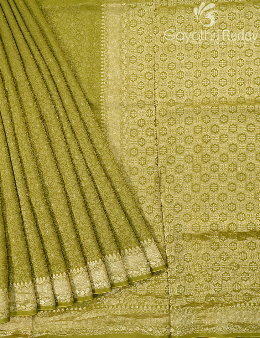 MYSORE CREPE BROCADE SAREE-MCB22