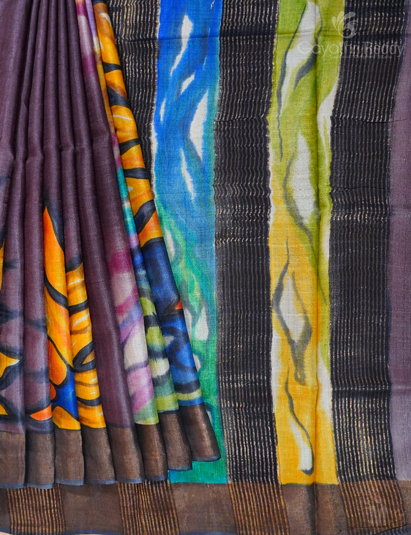 PURE DESI TUSSAR SILK-TS1286