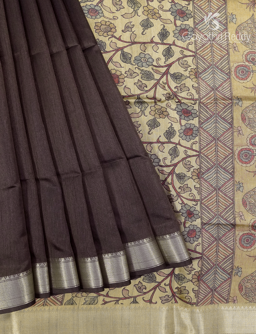 SEMI TUSSAR SAREE-ST1176