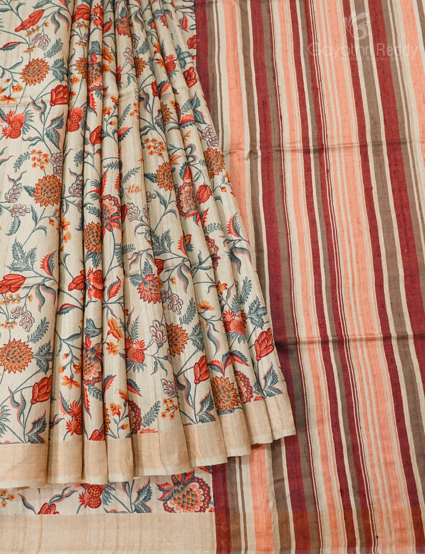 PURE DESI TUSSAR SILK-TS1328