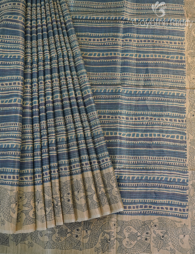PURE DESI TUSSAR SILK-TS1536