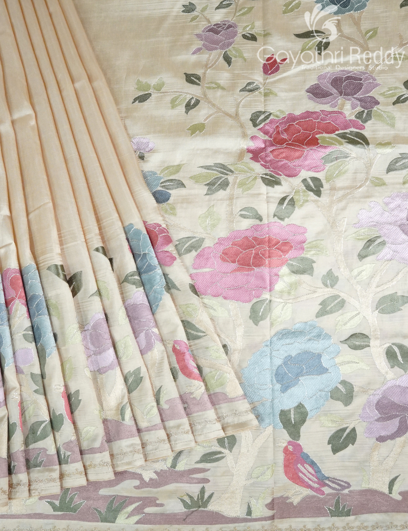 DUPION SILK FANCY SAREE -DSF26