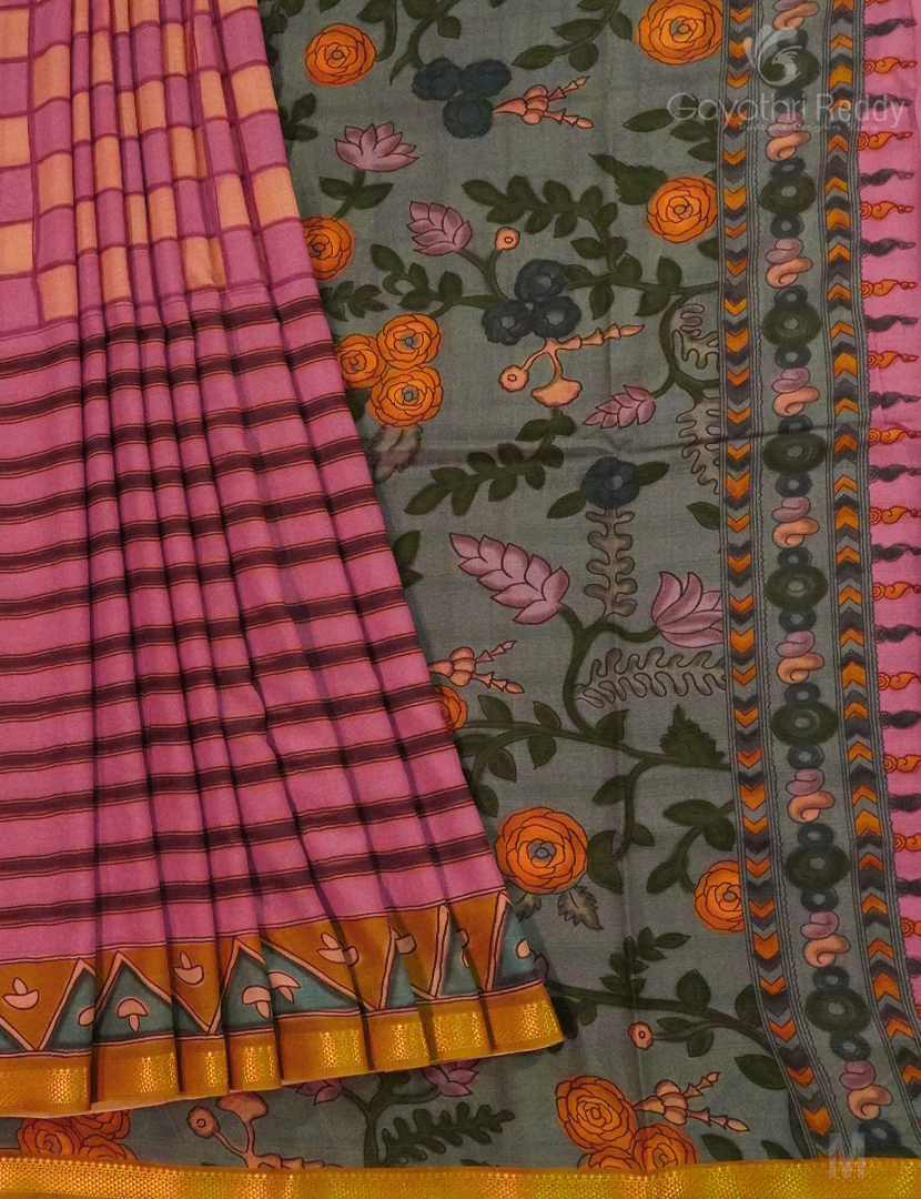 PURE KALAMKARI KHADI COTTON-KKC126