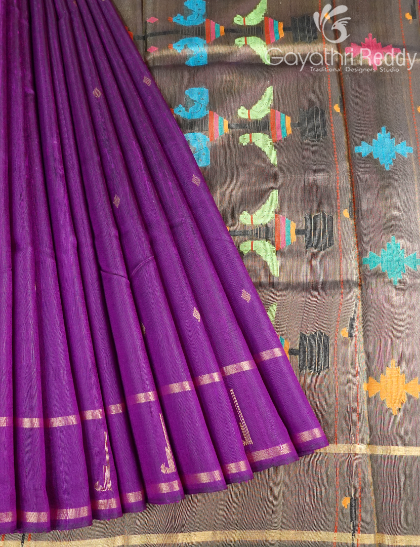 PURE KHADI PATTU SAREE-KHP1337