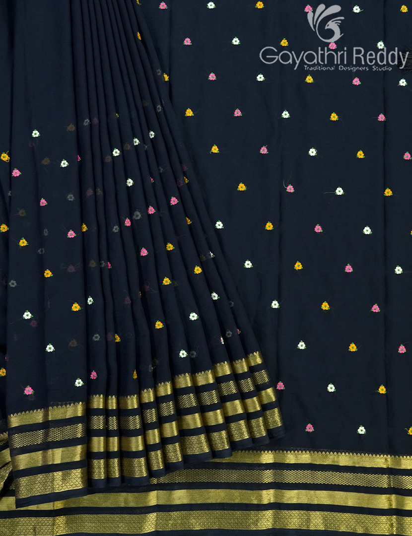 CHIFFON FANCY SAREE-PCF319