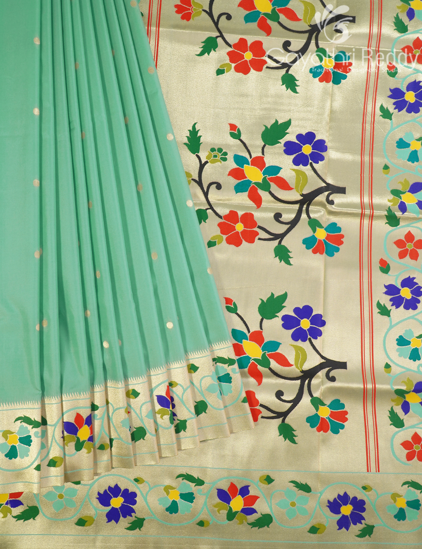 SEMI PAITHANI SAREE-SPS100