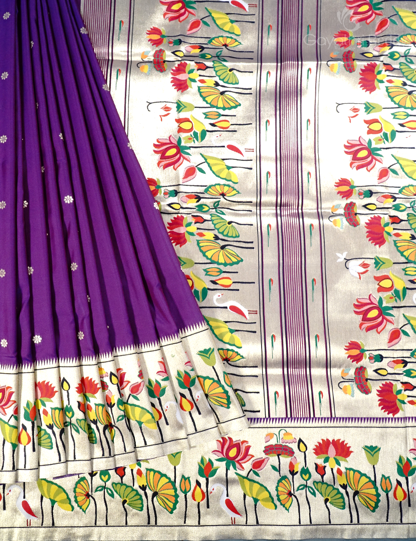 SEMI PAITHANI SAREE-SPS78