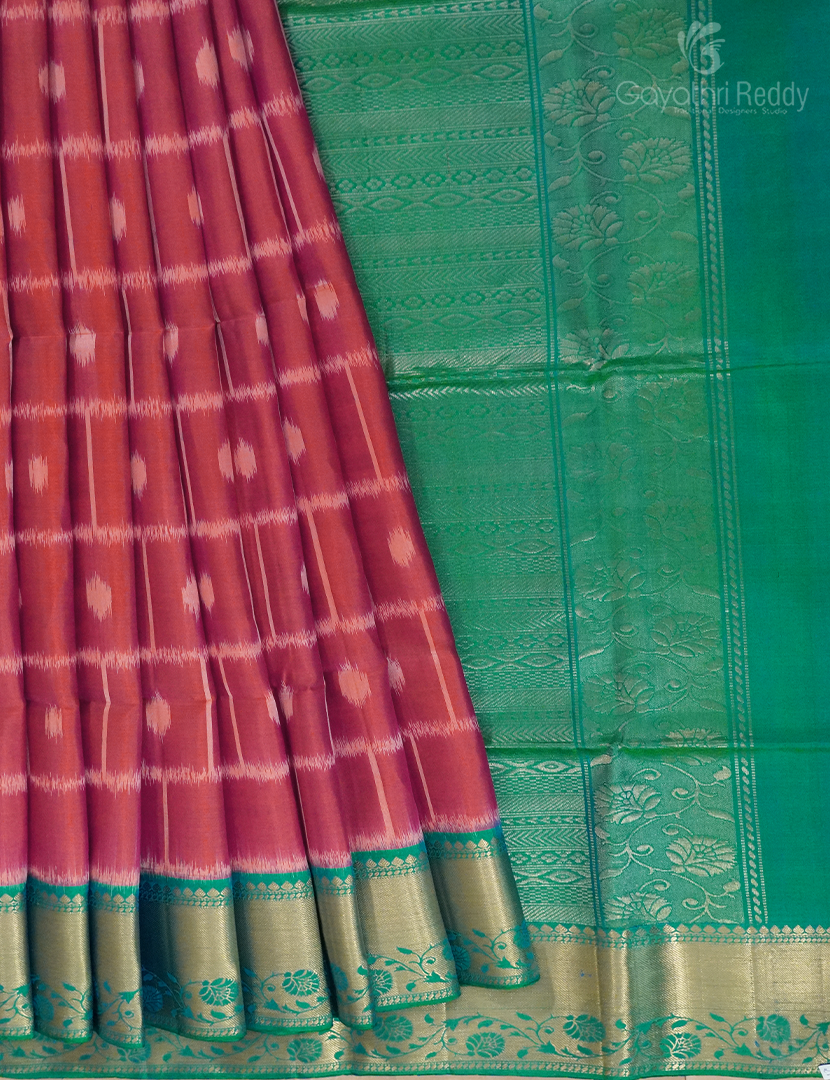 PURE KANCHI IKKAT PATTU-IP649