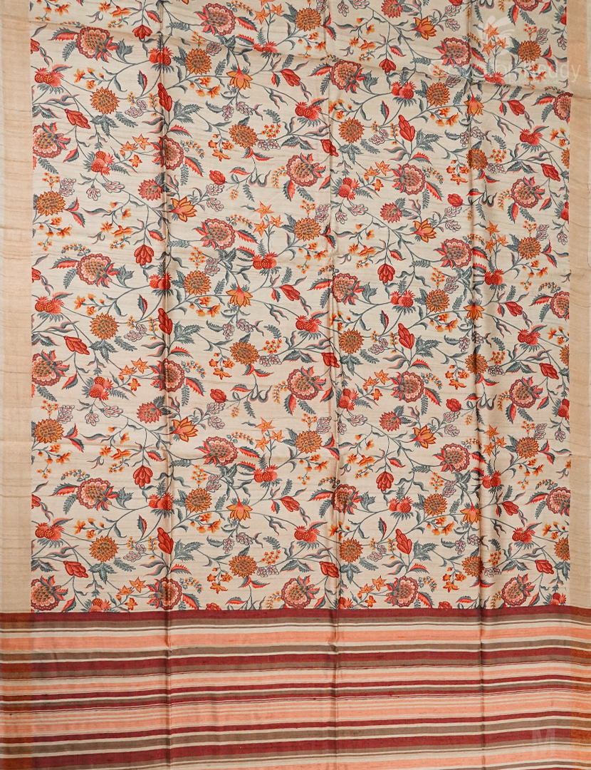 PURE DESI TUSSAR SILK-TS1328