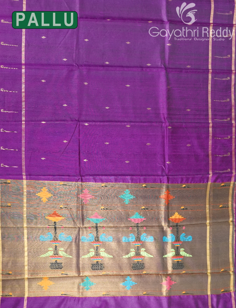 PURE KHADI PATTU SAREE-KHP1337