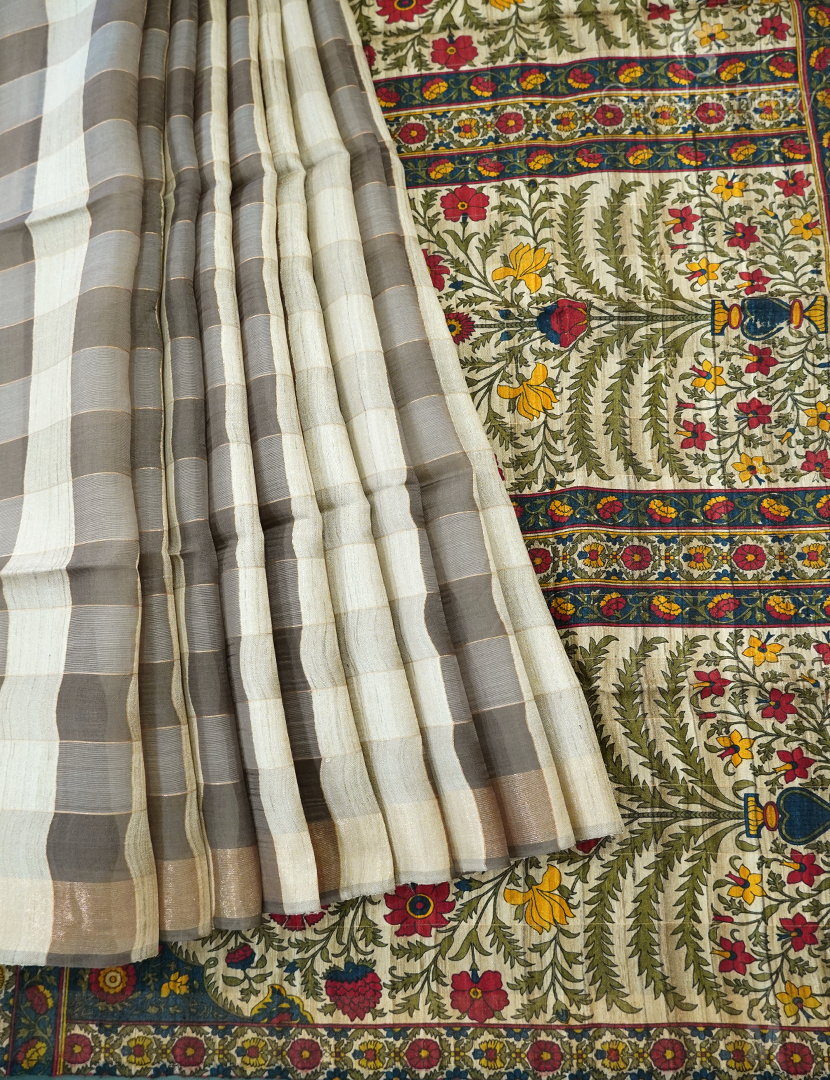 PURE DESI TUSSAR SILK-TS1366