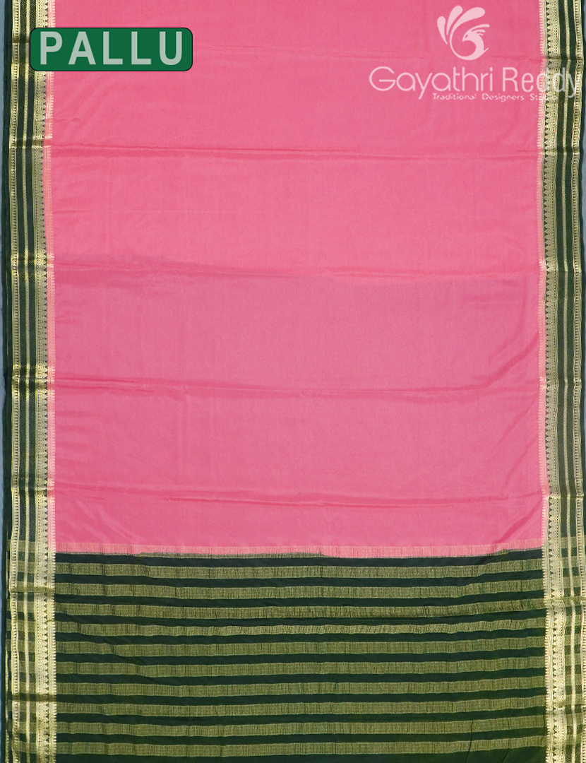 SEMI MYSORE CRAPE SAREE-SMC319