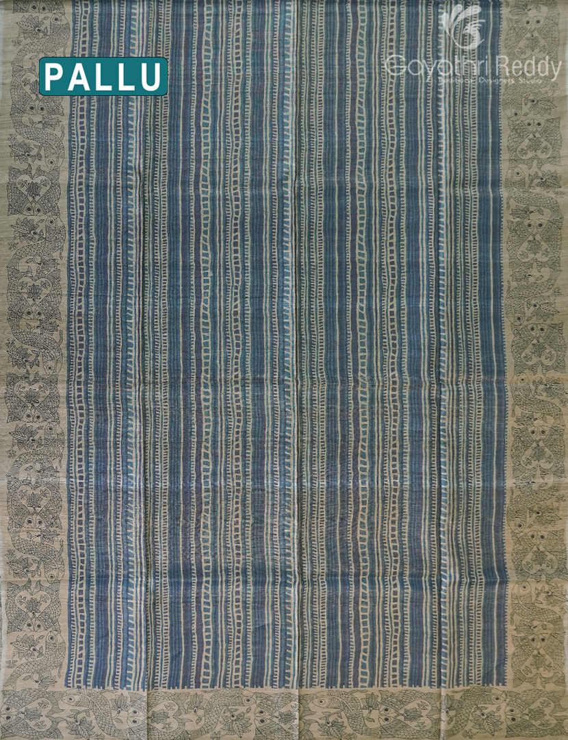 PURE DESI TUSSAR SILK-TS1536