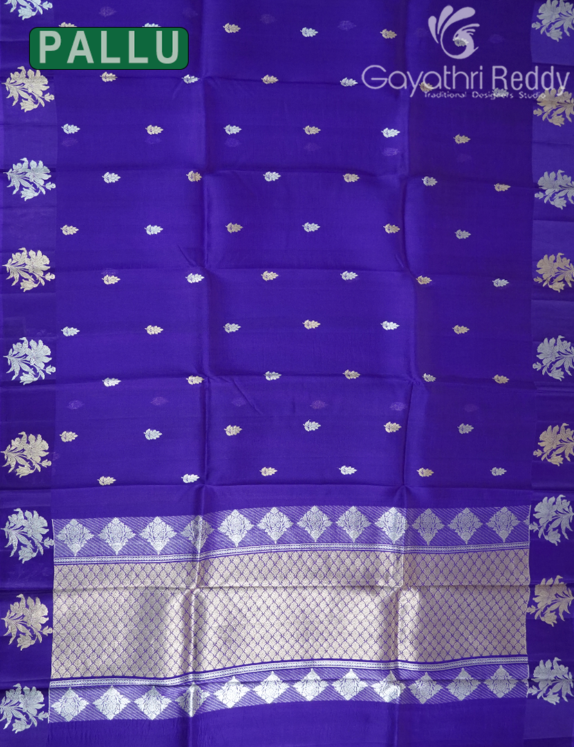 PURE BANARAS KORA SILK-BKS121
