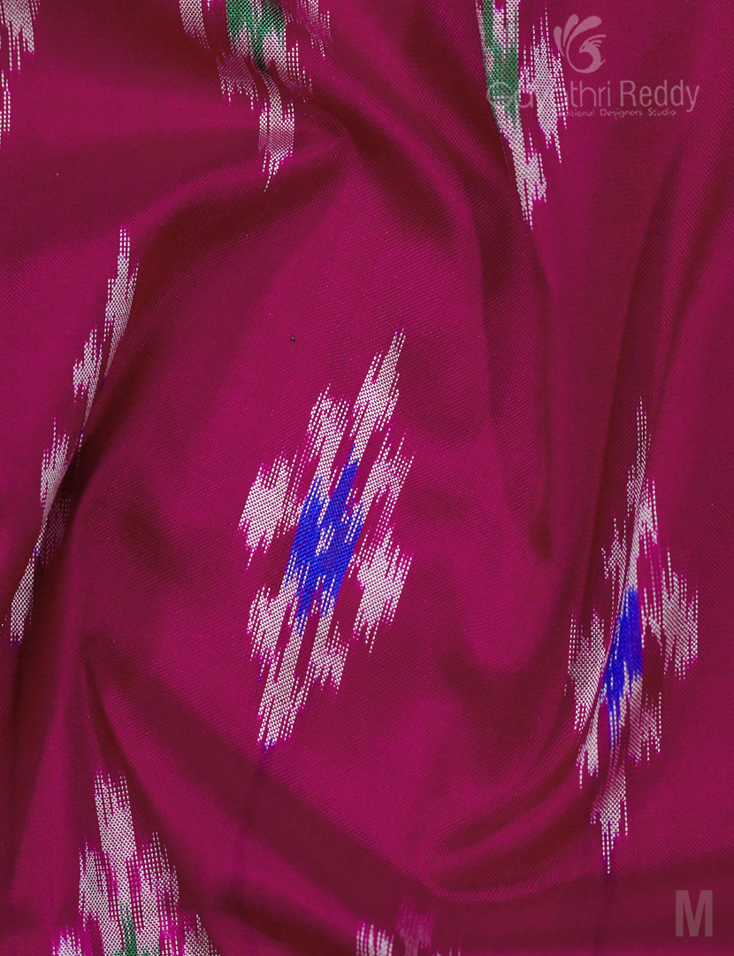 PURE IKKAT PATTU LEHANGA(ZERO SIZE)-IPL88