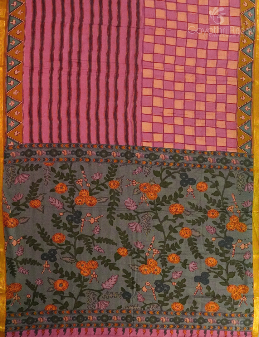 PURE KALAMKARI KHADI COTTON-KKC126