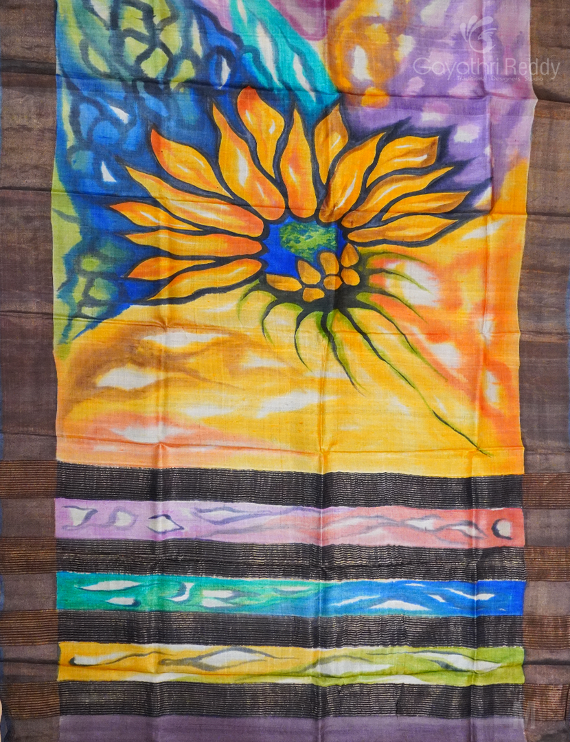 PURE DESI TUSSAR SILK-TS1286