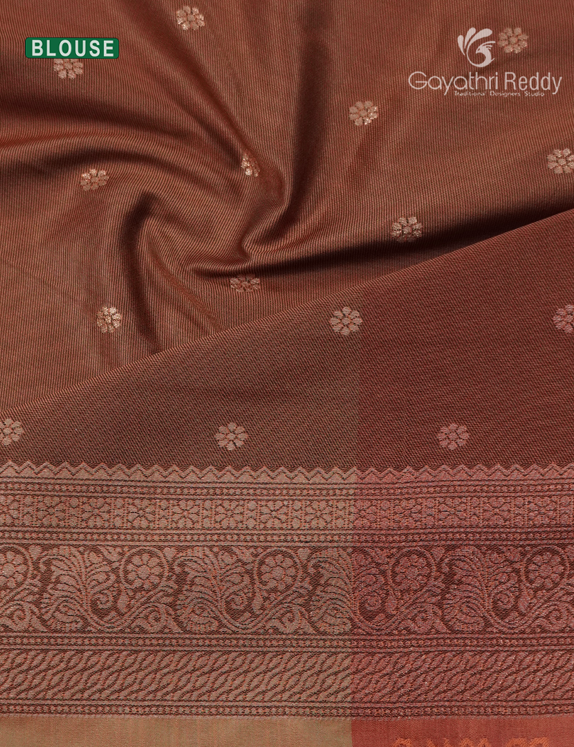 Semi Kanchipuram Art Silk Saree in Light Beige