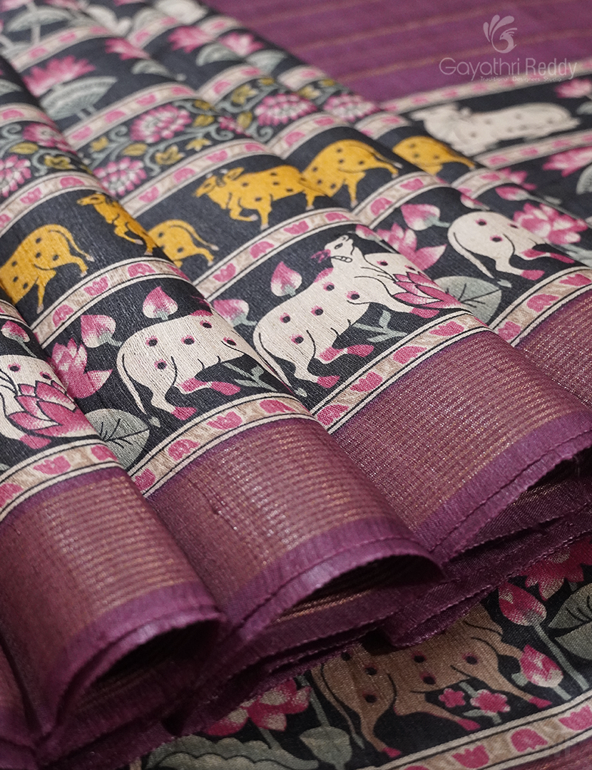 PURE DESI TUSSAR SILK-TS1182