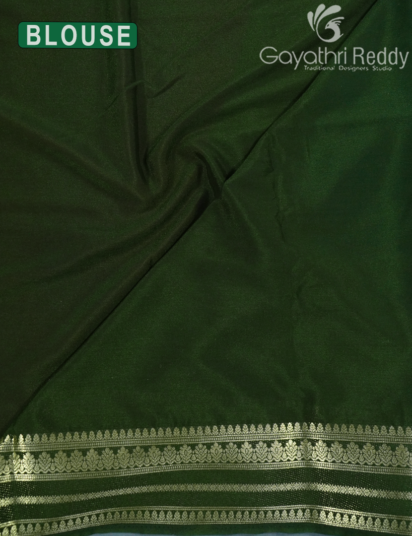 SEMI MYSORE CREPE SAREE-SMC319