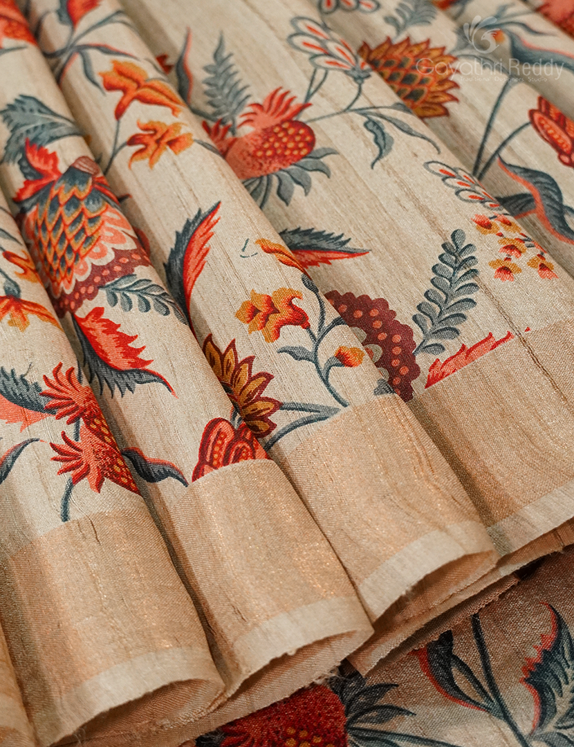 PURE DESI TUSSAR SILK-TS1328